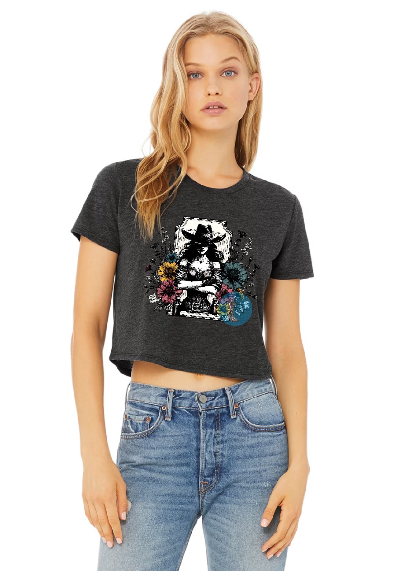Bad To The Bone Cropped Tee