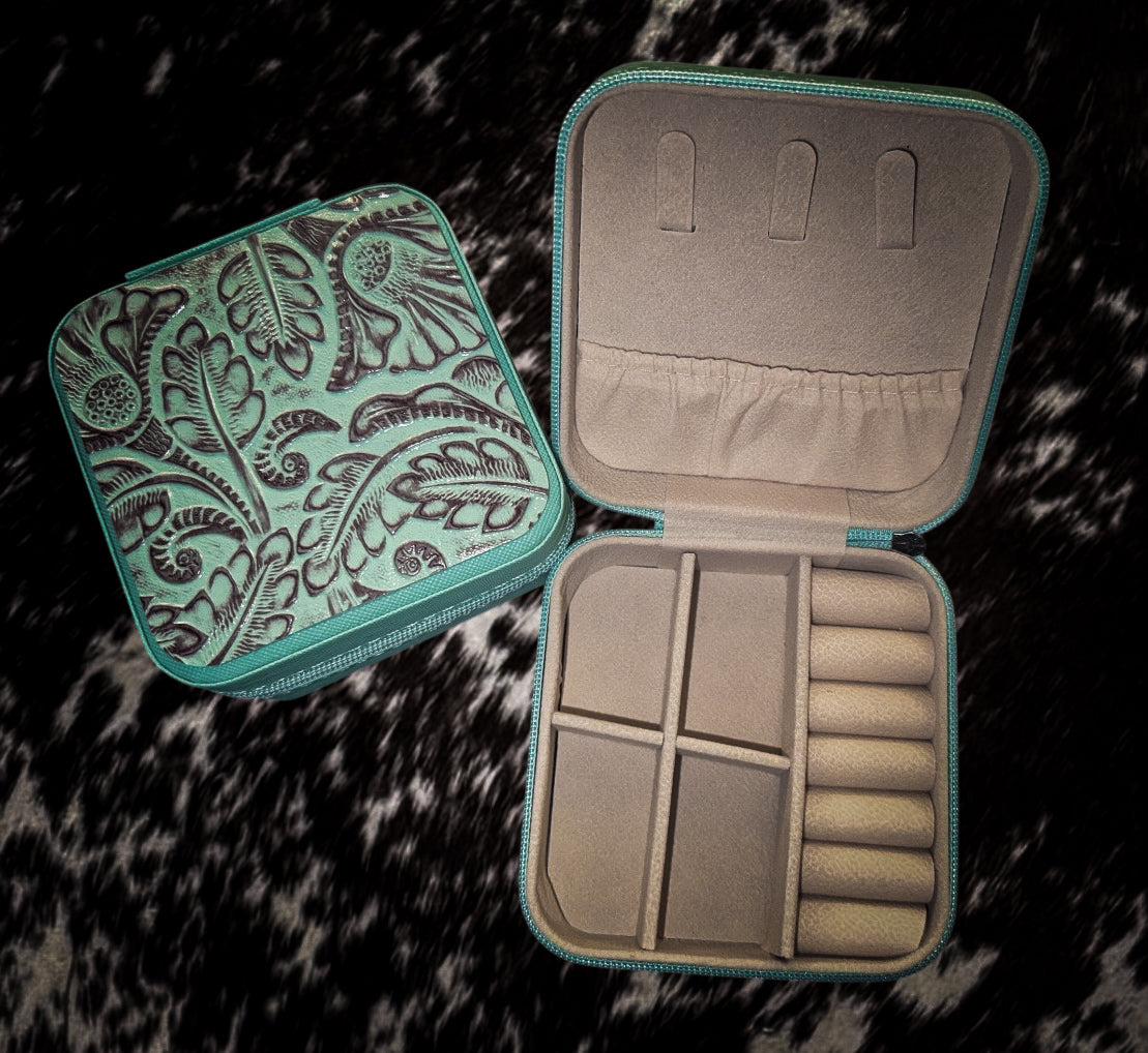 Turquoise Treasure Jewelry Case