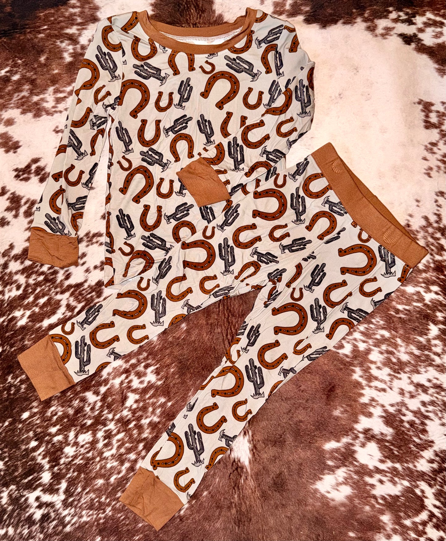 Nothin' But Luck Littles Long Sleeve Bamboo Set