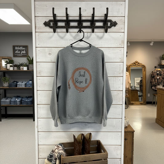 Just Rope It Crewneck