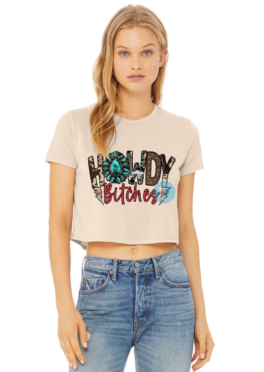 Howdy Cropped Tee