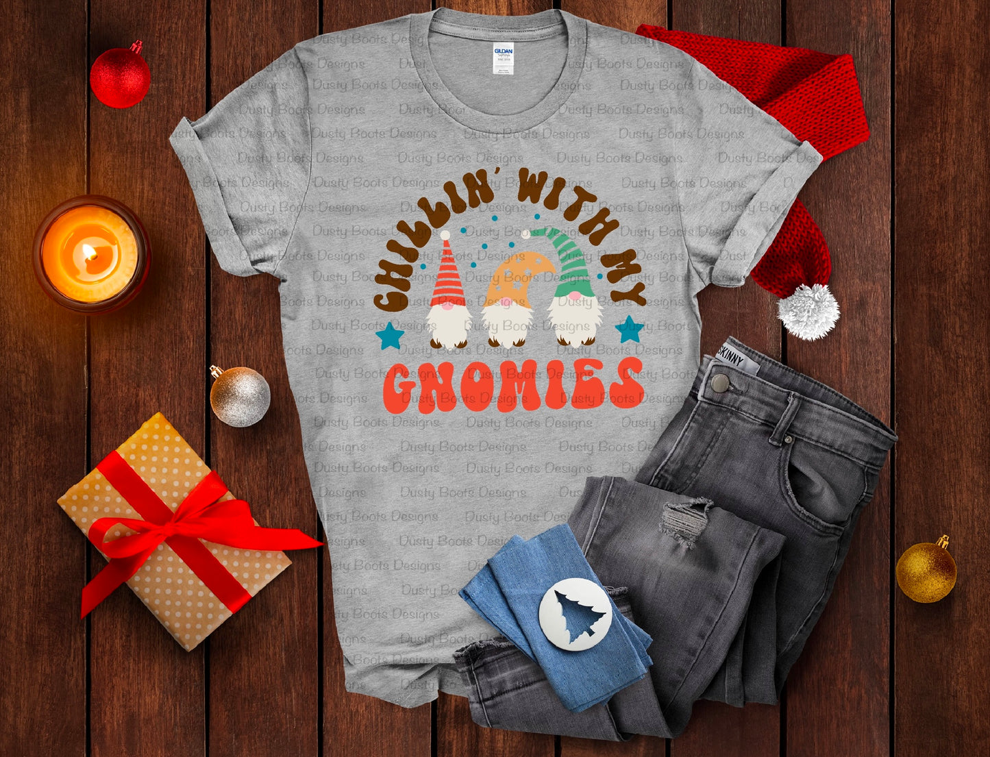 Chillin' With My Gnomies Tee