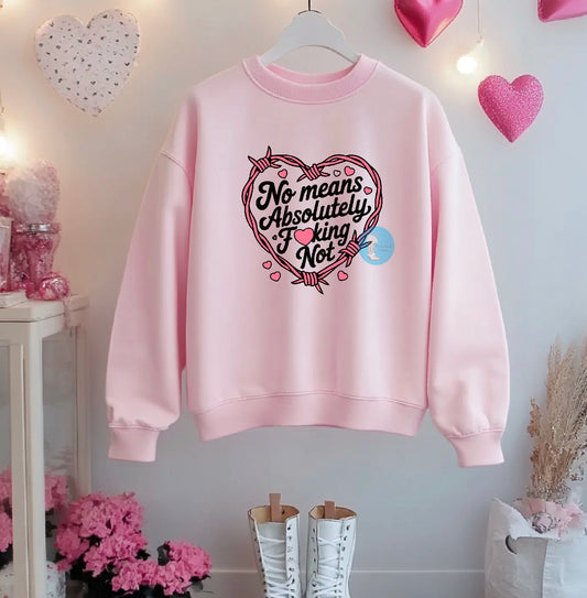 No Means No Crewneck