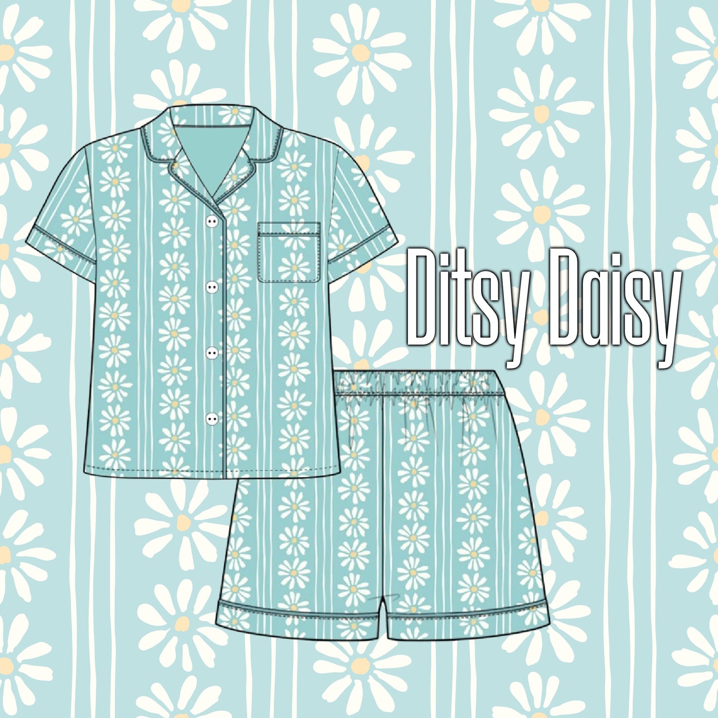 Adult Bamboo Tee & Short Set