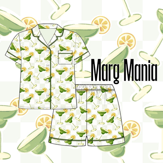 Marg Mania Adult Bamboo Tee & Short Set
