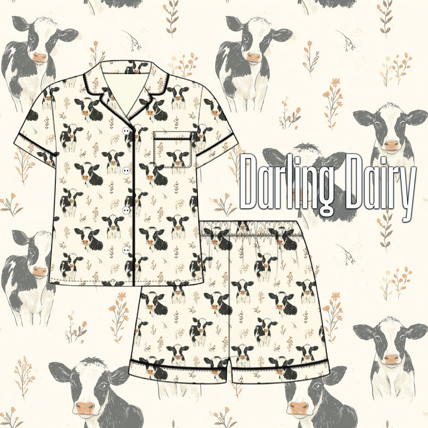 Adult Bamboo Tee & Short Set