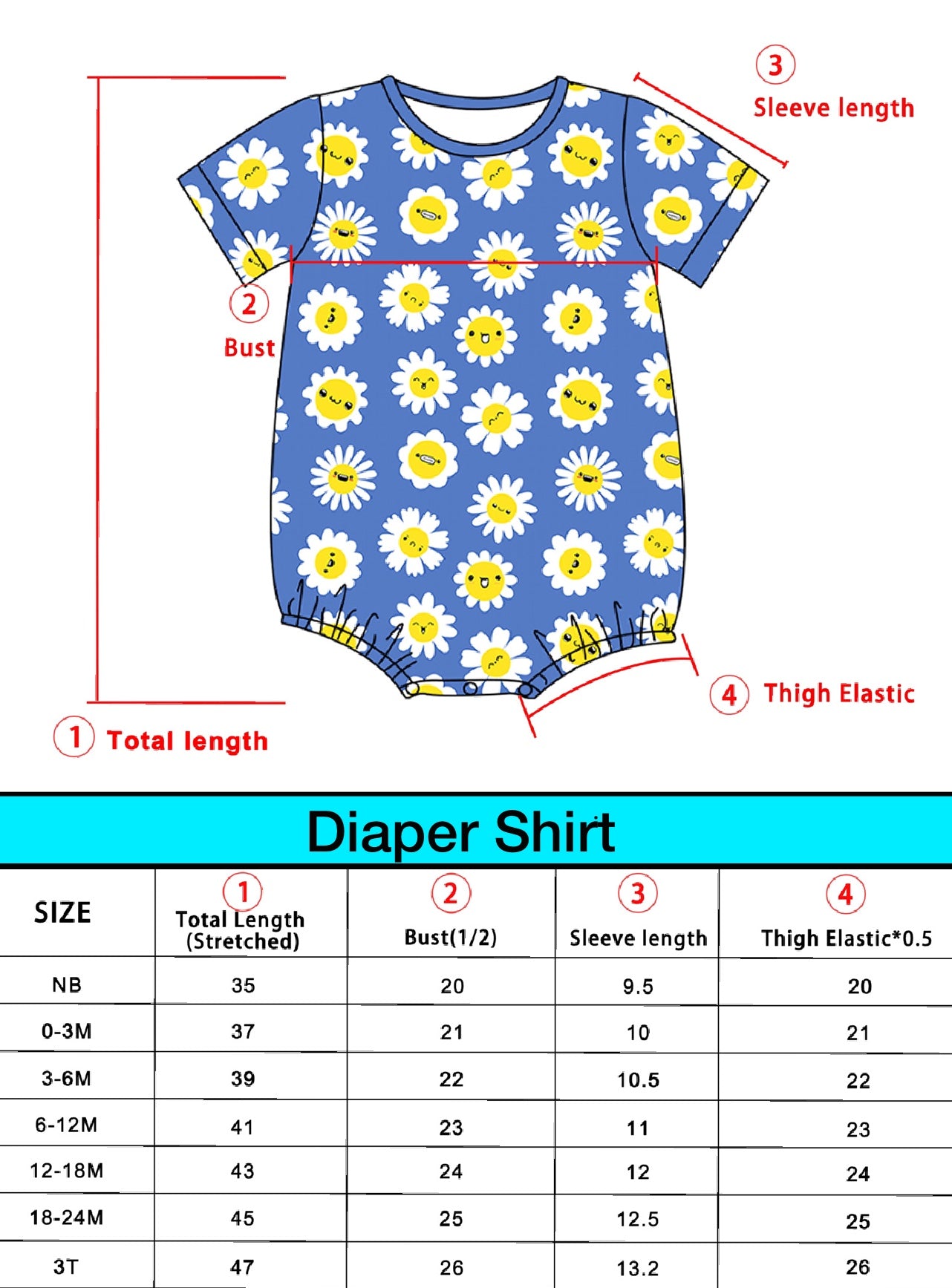 Bamboo Diaper Shirt