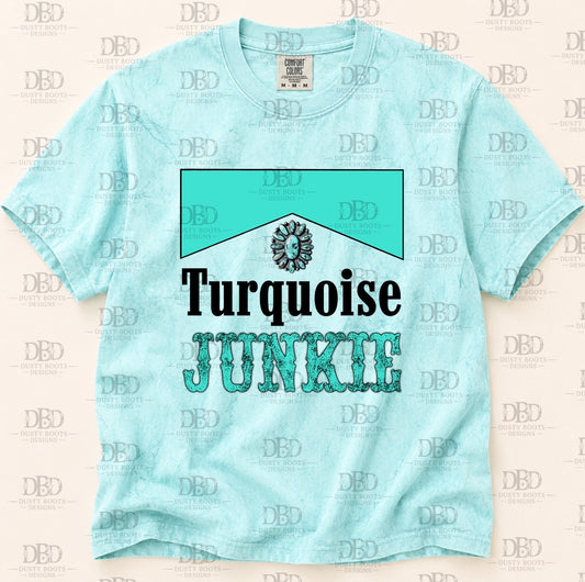 Turquoise Junkie Tee