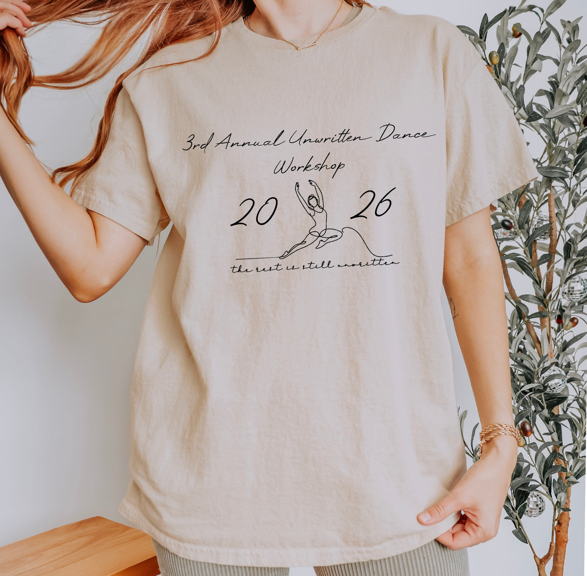 Unwritten Dance Tee in Sand