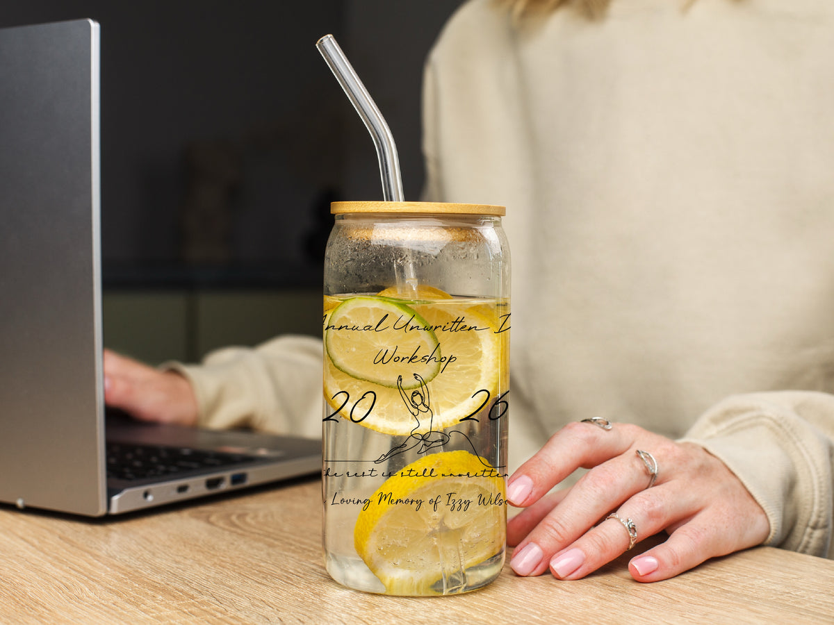 Unwritten Dance Memorial Glass Can