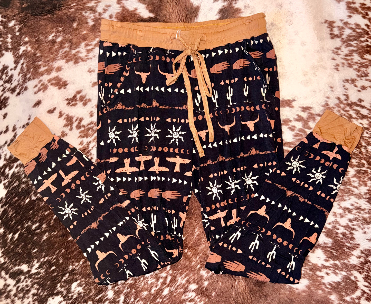 Cosmic Cowhands Adult Bamboo Joggers