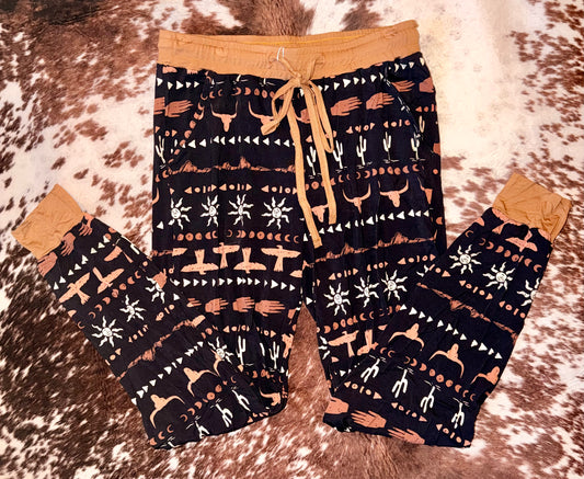 Cosmic Cowhands Adult Bamboo Joggers