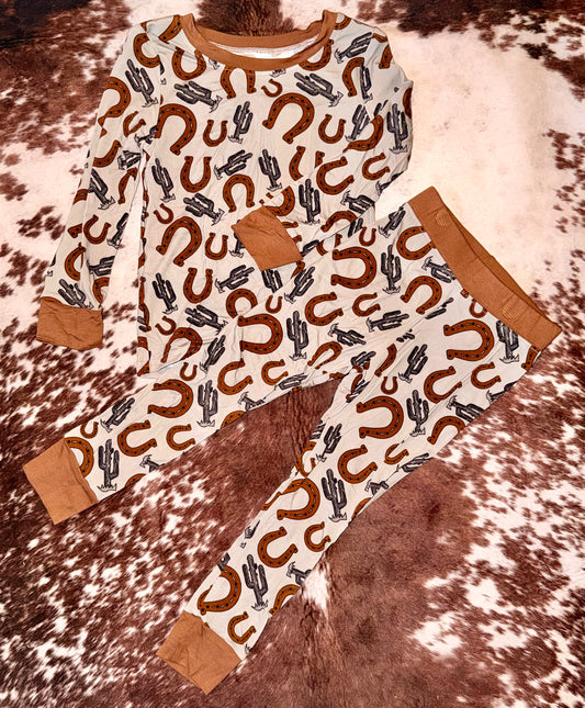 Nothin' But Luck Littles Long Sleeve Bamboo Set