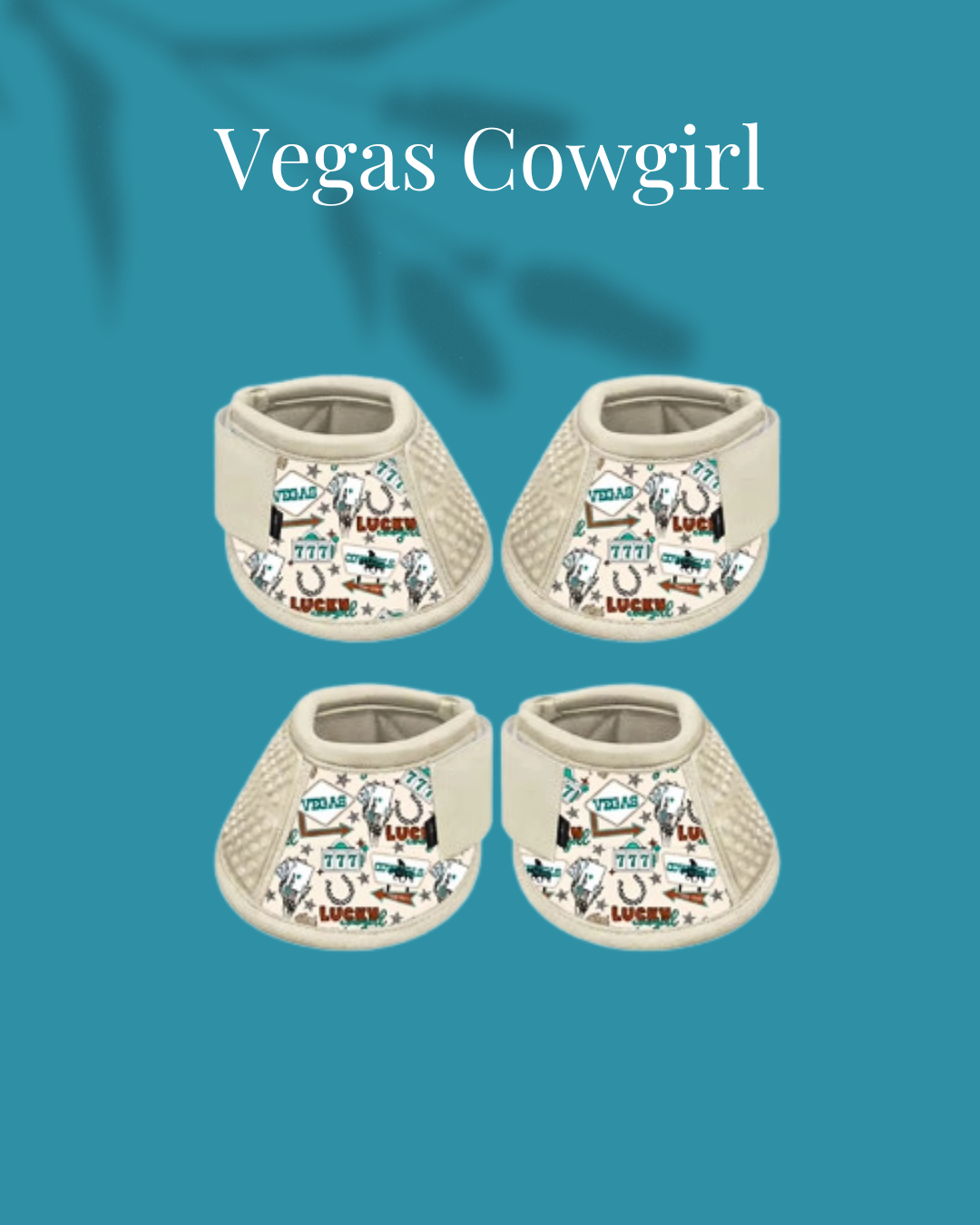 Vegas Cowgirl Bell Boot Pair