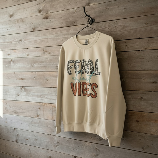 Feral Aunt Vibes Crewneck